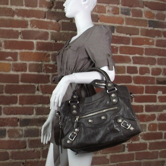 Balenciaga Giant City Charbon 2 of 10