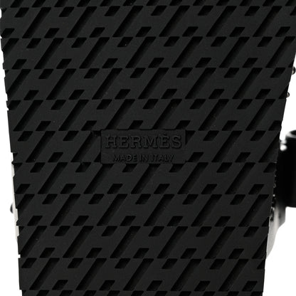 Hermes Calfskin Studded Womens Chypre Sandals 36 Black 8 of 9