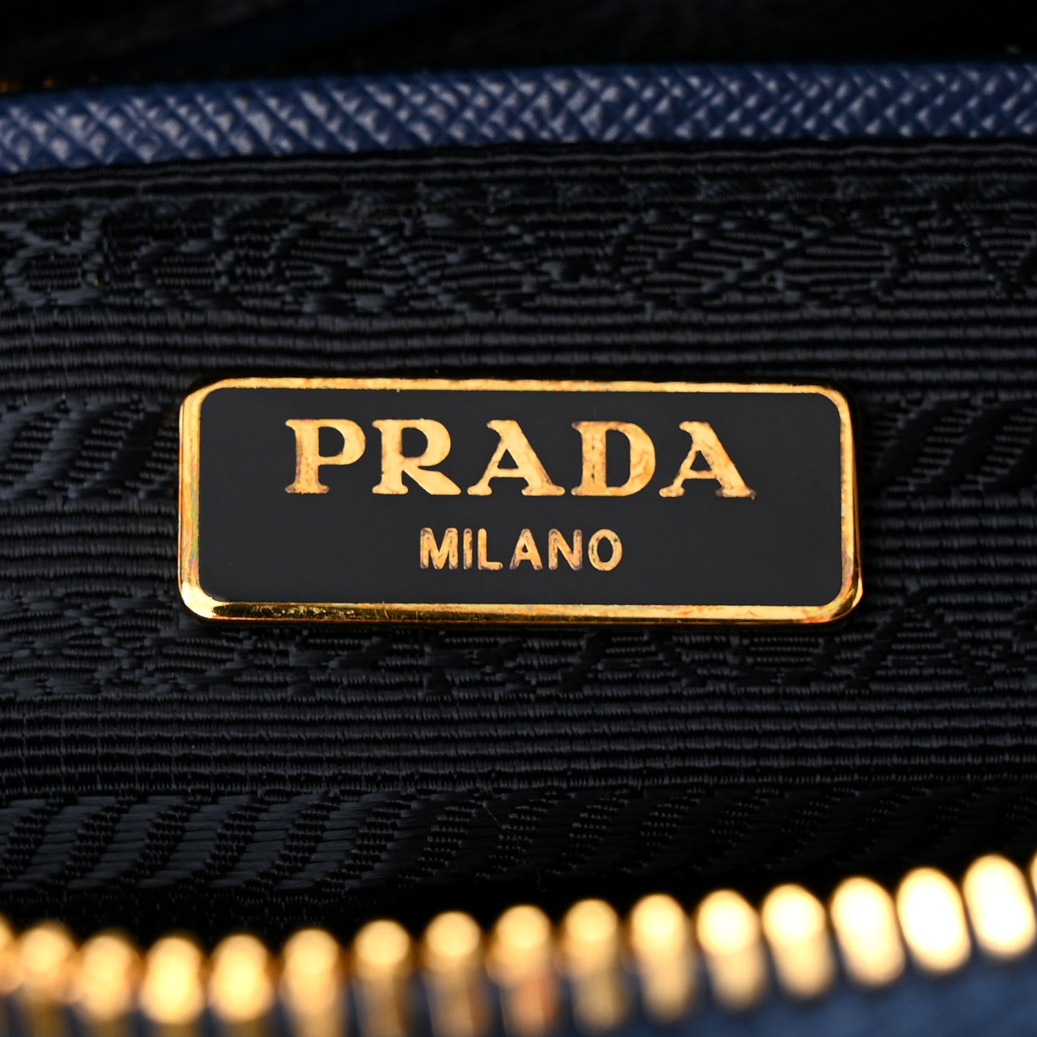 Prada Saffiano Camera Crossbody Bag Bleuette 7 of 11