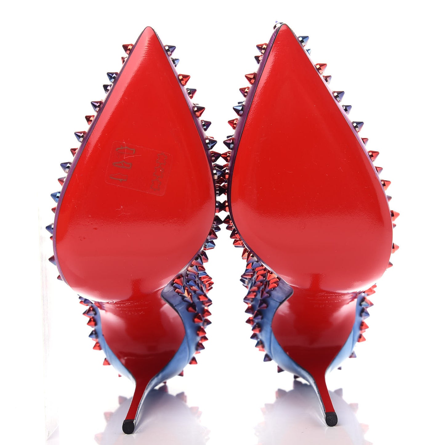 Patent Scarabe Follies Spikes 120 Pumps 38.5 Rose Digitale