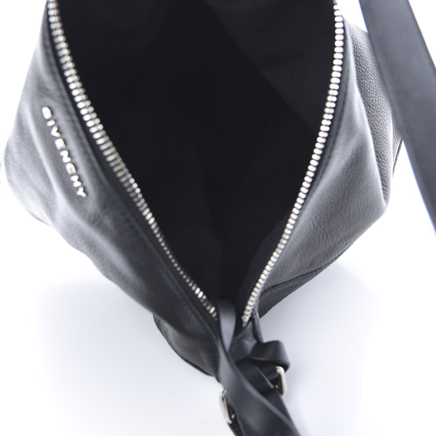 Pebbled Calfskin Pyramid Tote Black