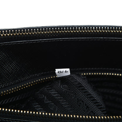 Prada Saffiano Medium Galleria Double Zip Tote Black 8 of 12