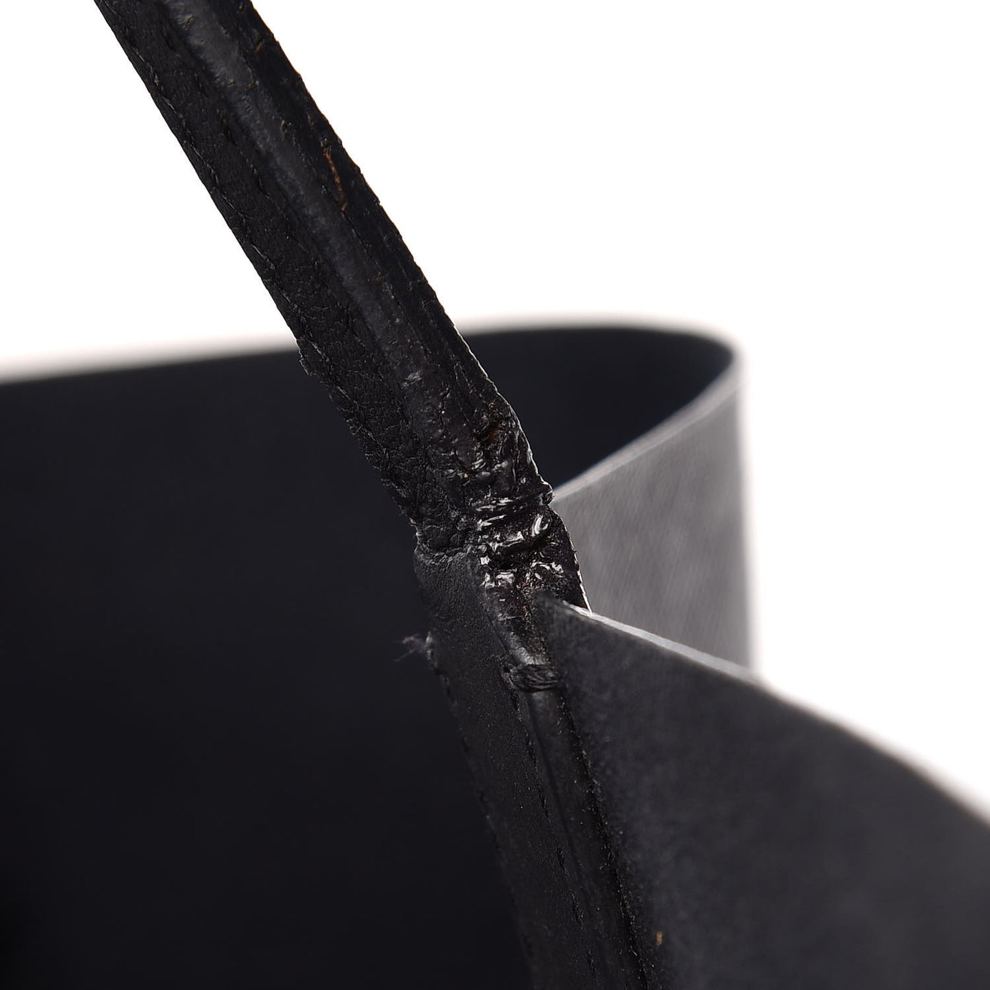Textured Coated Canvas Favelas Large Antigona Tote Black