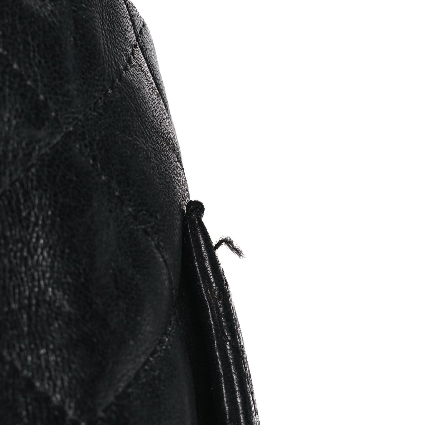 Washed Lambskin Quilted Jumbo Hybrid Reissue Flap Black