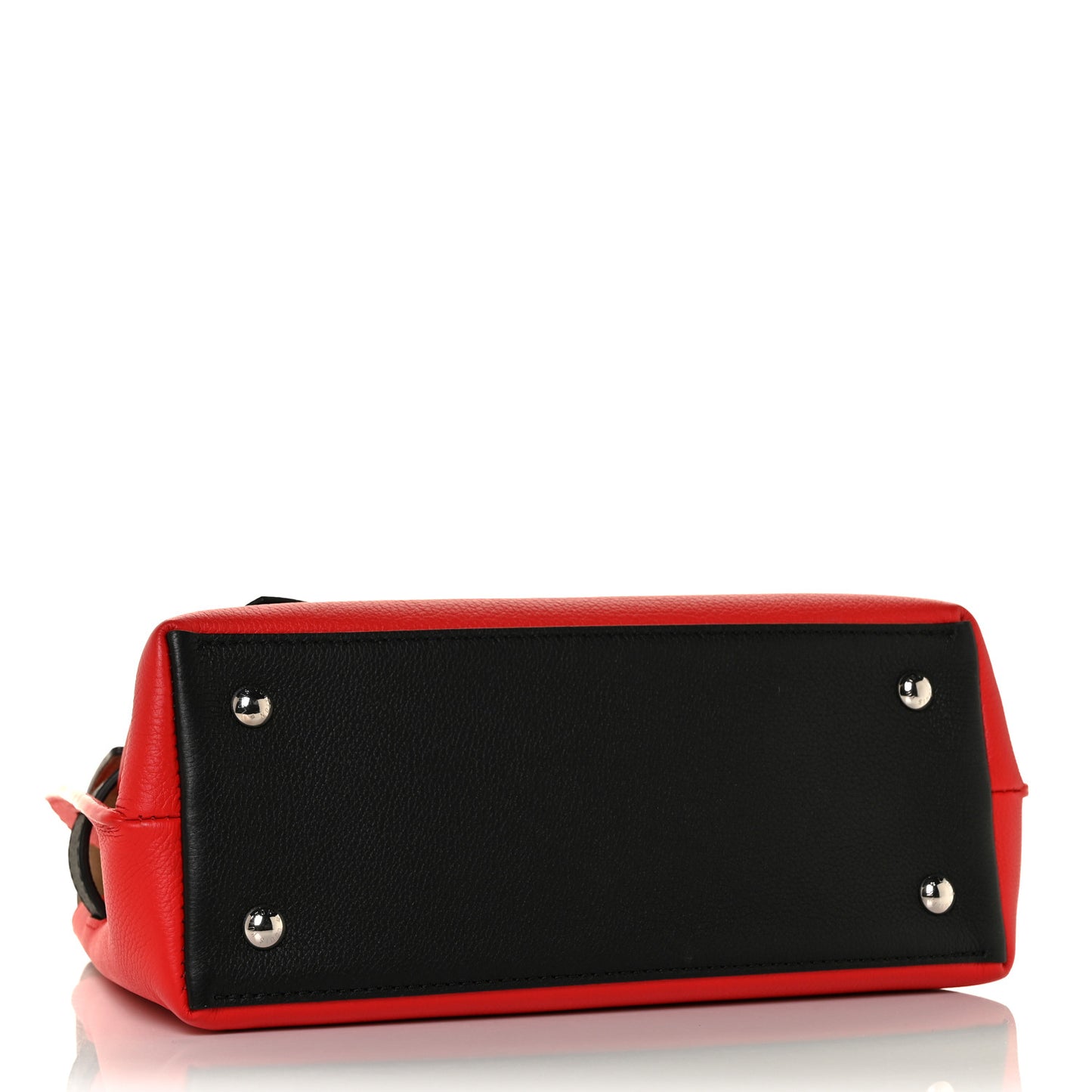 Soft Calfskin Lockme Ever BB Kabuki Red Quartz Black