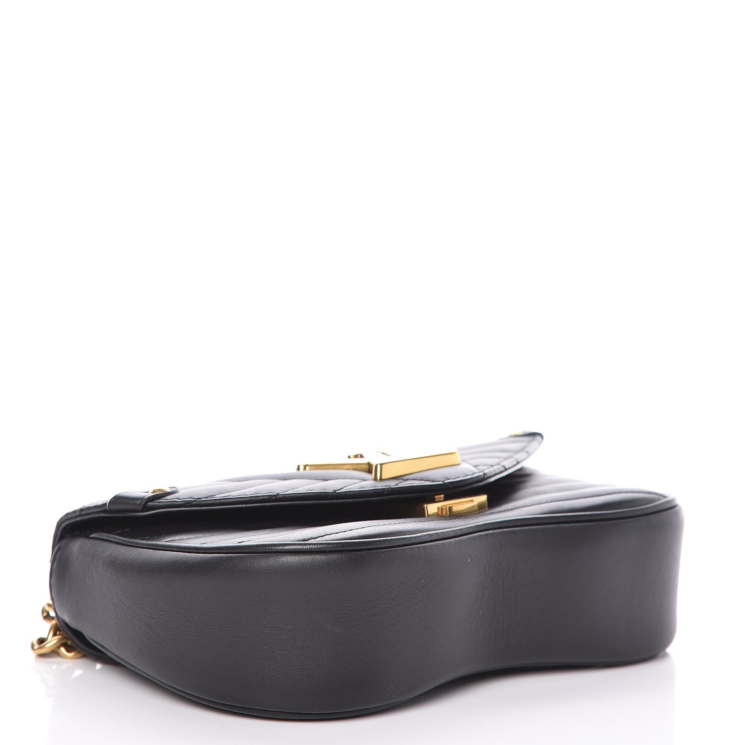 Louis Vuitton Calfskin New Wave Chain PM Black 4 of 8