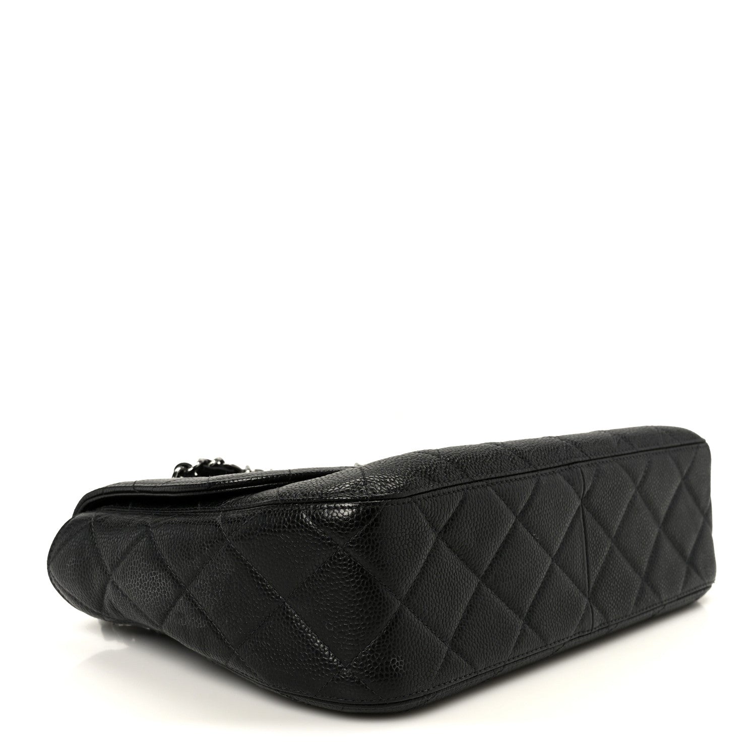 Chanel Caviar Quilted Jumbo Single Flap Black 4 of 12