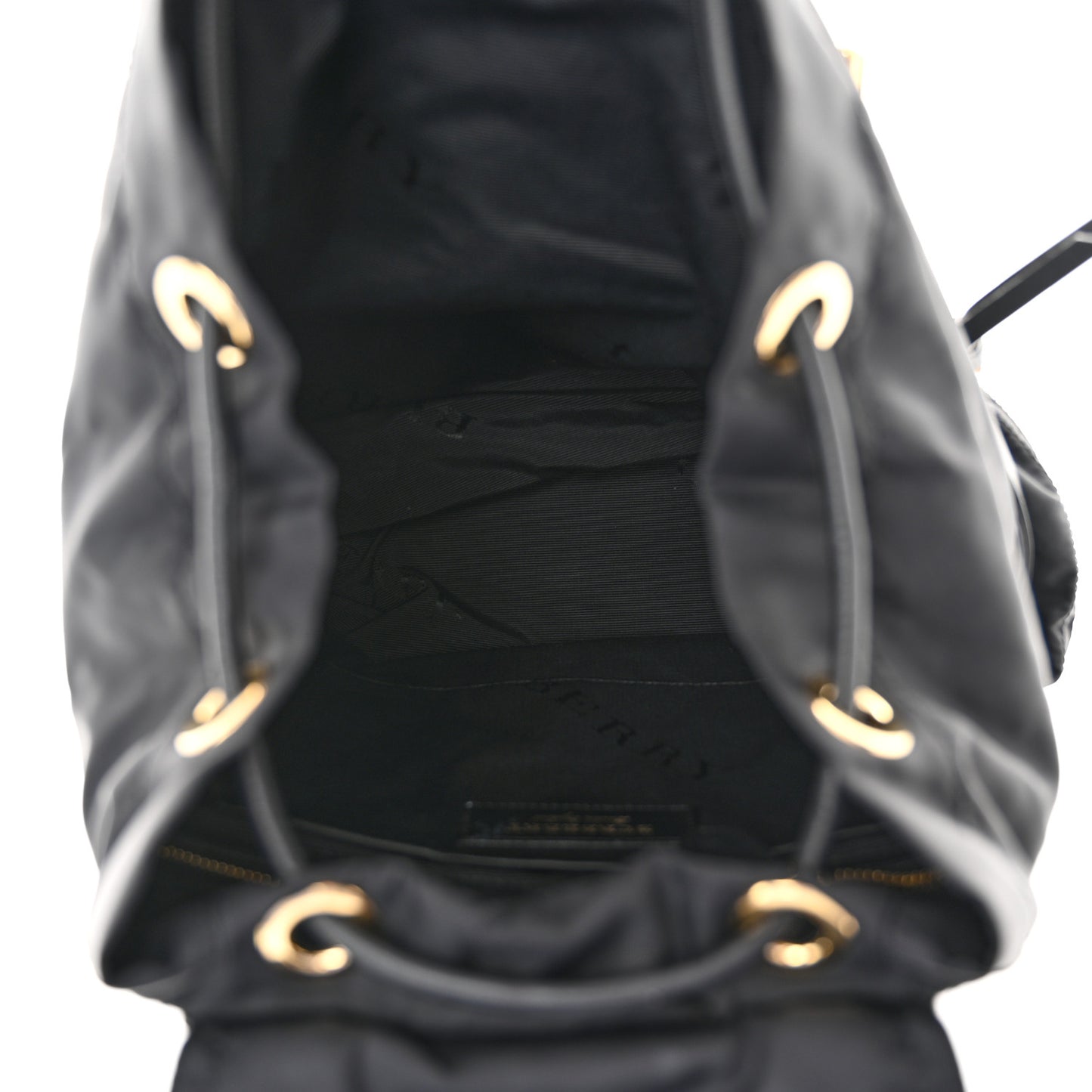 Nylon Large Rucksack Backpack Black