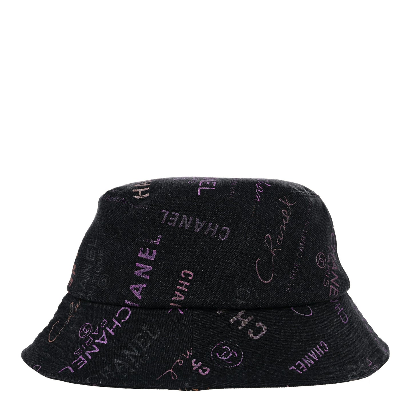 Denim Mood Cloche Bucket Hat M Black