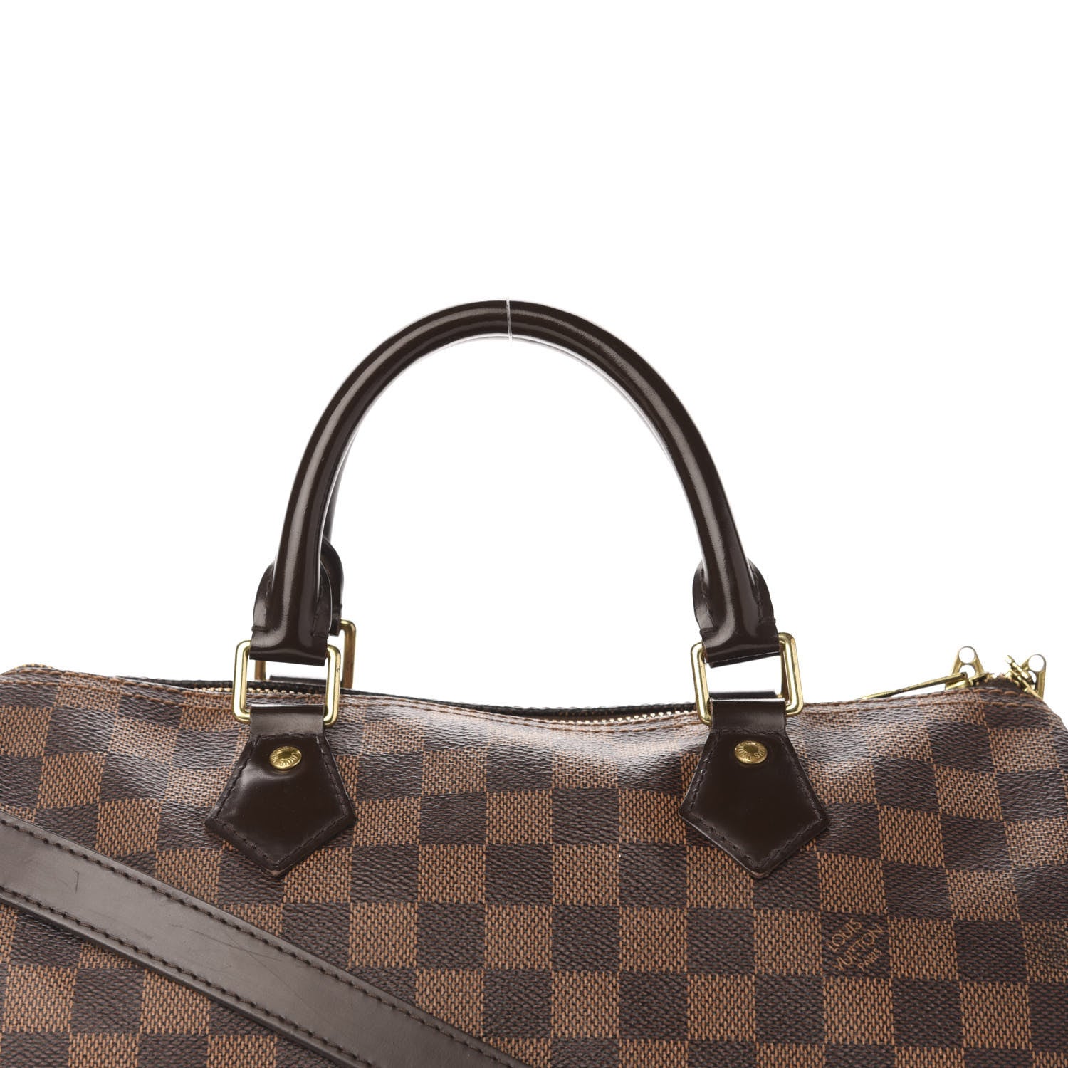 Louis Vuitton Damier Ebene Speedy Bandouliere 30 13 of 13