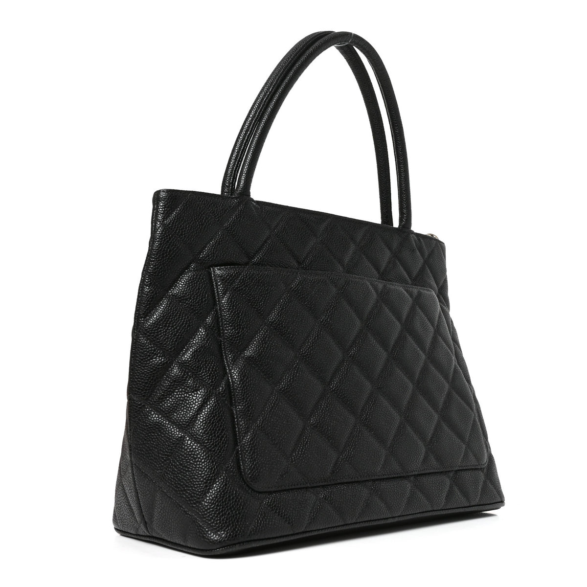 Chanel Caviar Quilted Medallion Tote Black 3 of 10