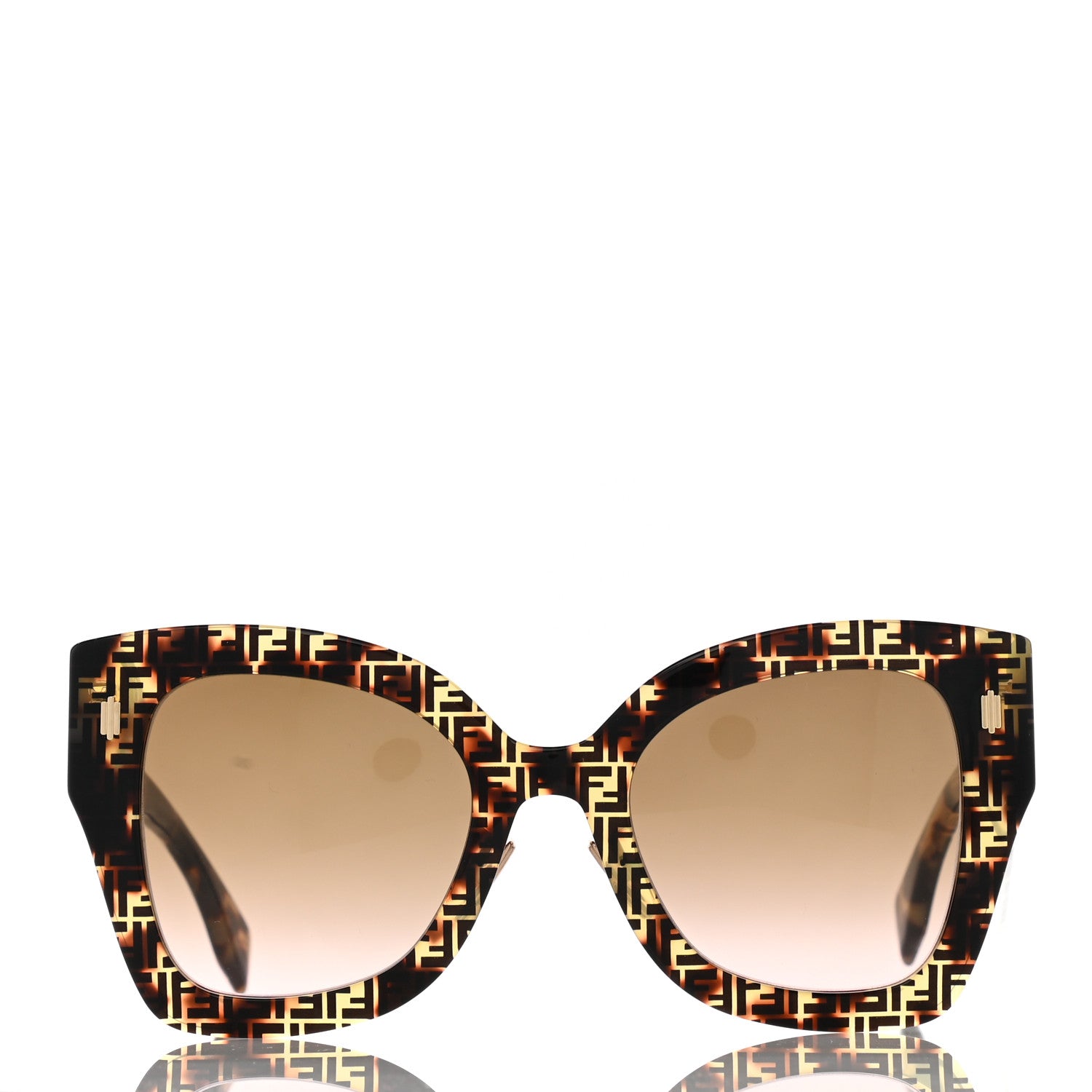 Fendi Acetate FF 53mm Sunglasses 0434/S Tortoise 2 of 9