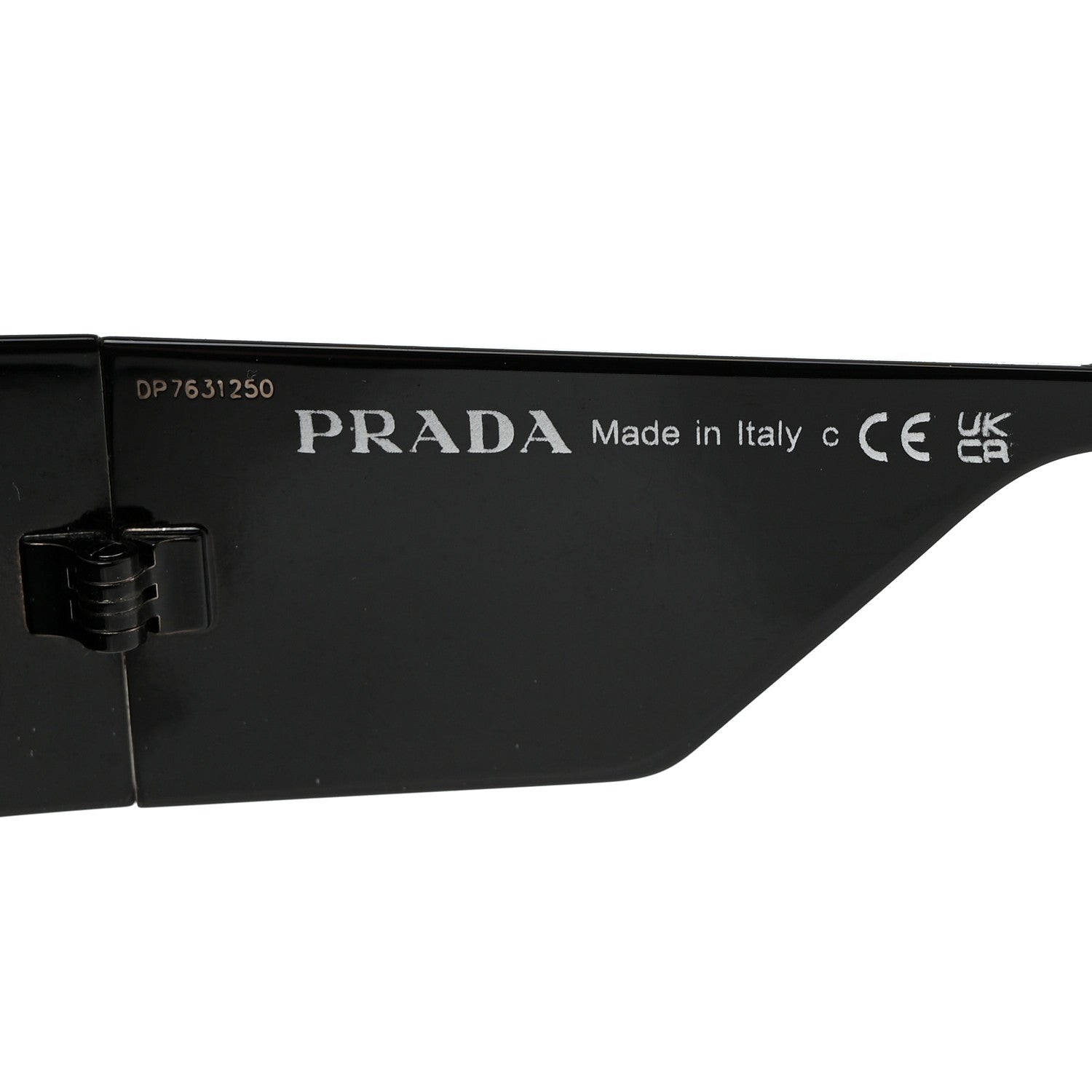 Prada Acetate Symbole Sunglasses SPR 58Z Black 6 of 7