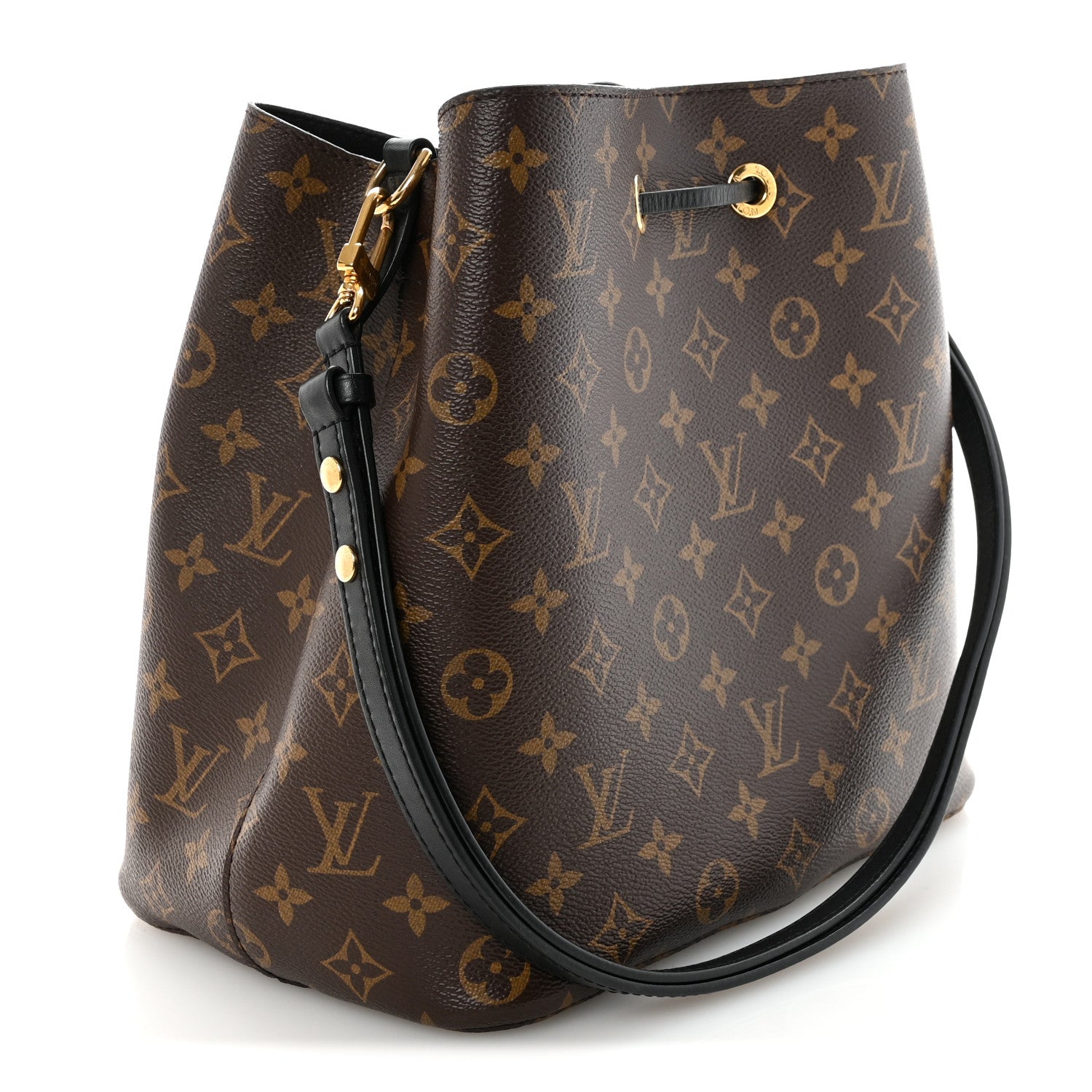 Louis Vuitton Monogram Neonoe MM Black 3 of 9