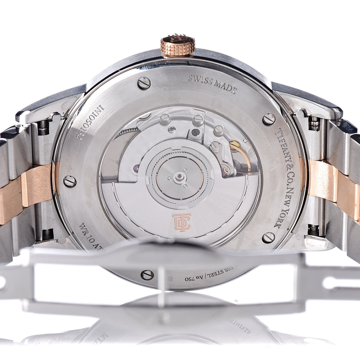 Stainless Steel 18K Rose Gold 40mm CT60 3-Hand Automatic Watch