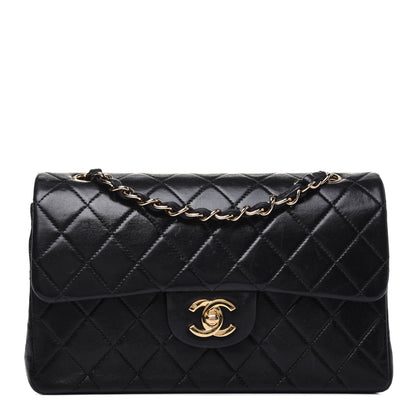 Chanel Lambskin Quilted Small Double Flap Black 1 of 18