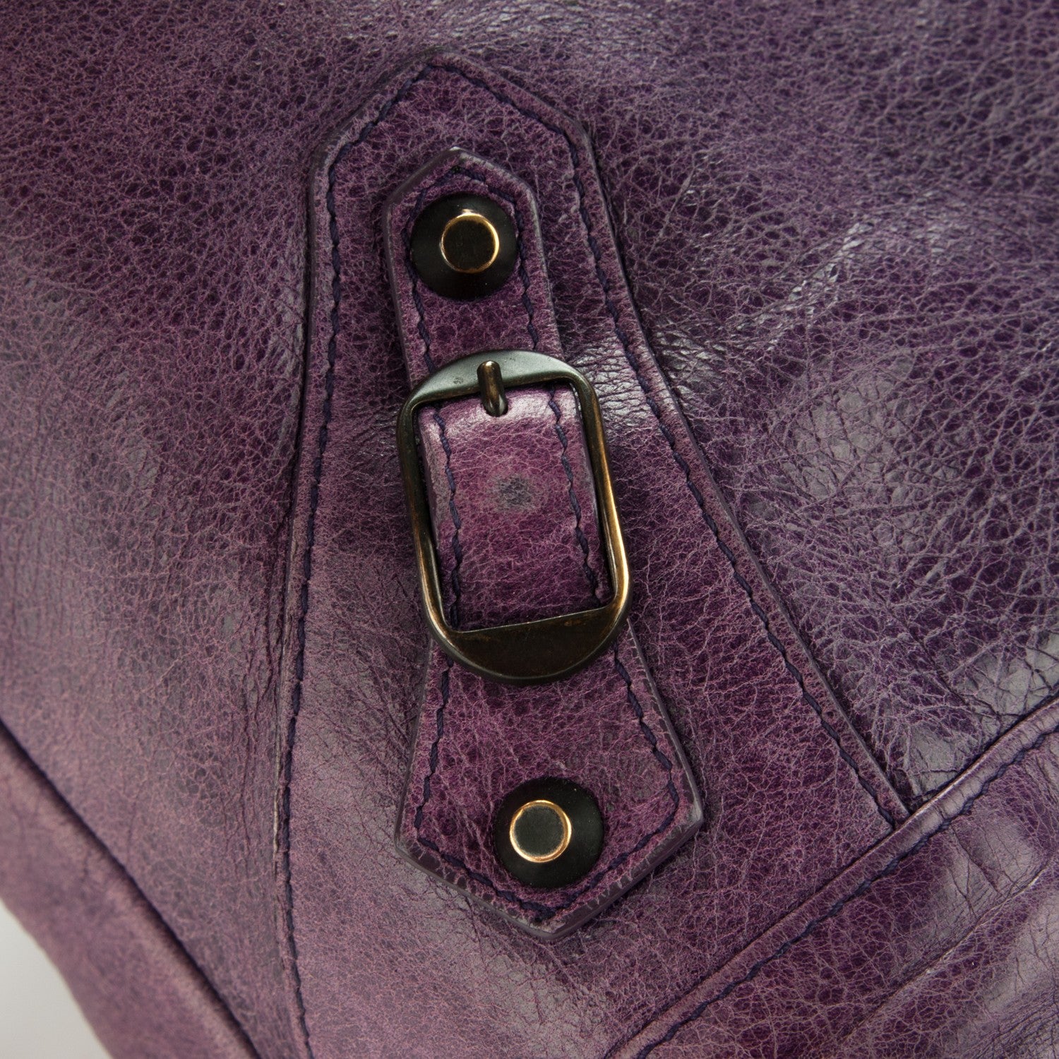 Balenciaga Agneau Classic Hardware Day Hobo Raisin 6 of 12