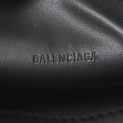 Balenciaga Metallic Grained Calfskin Neo Classic Hardware Super Nano City Crossbody Silver 5 of 9