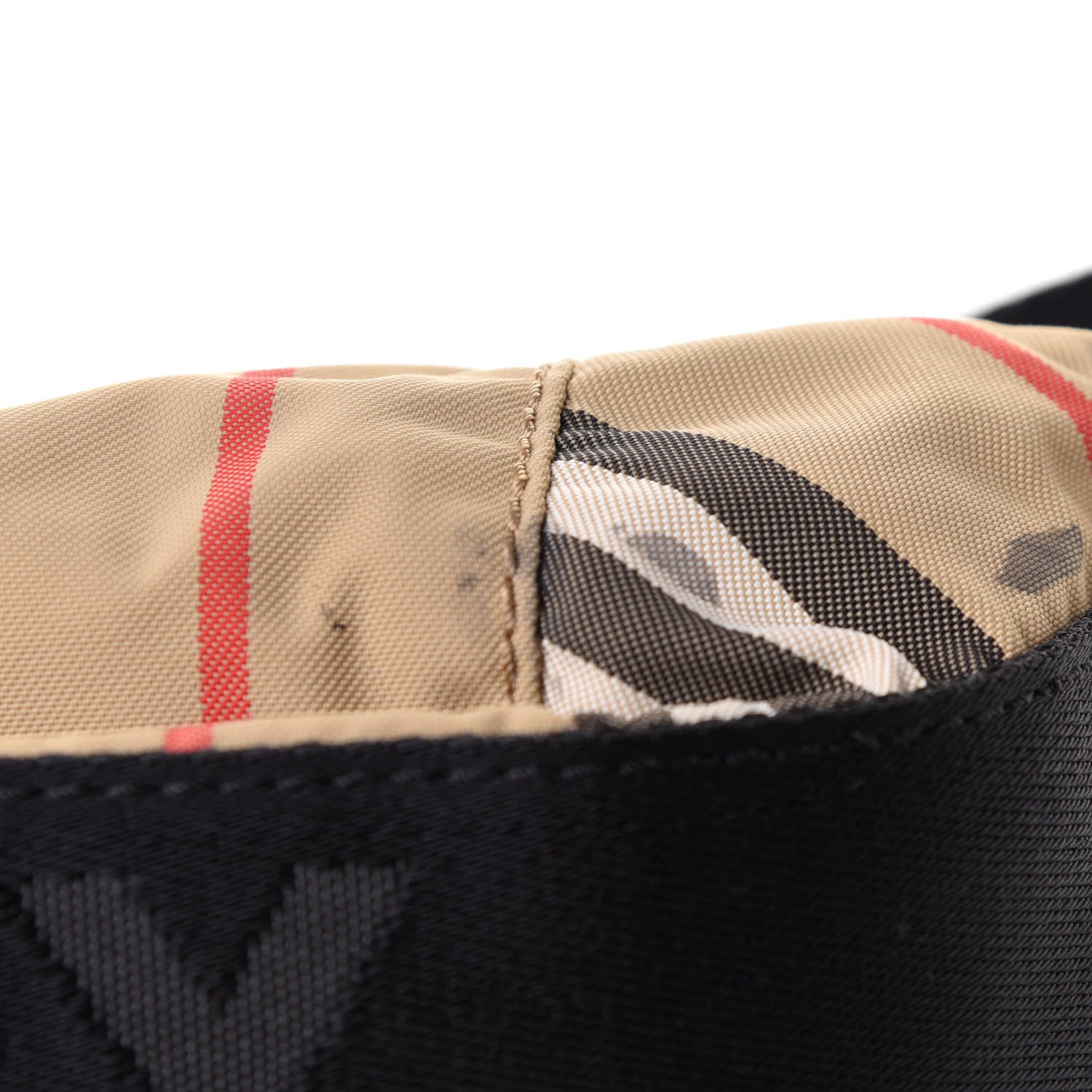 Burberry Nylon Vintage Check Sonny Bum Bag Archive Beige Black 11 of 11