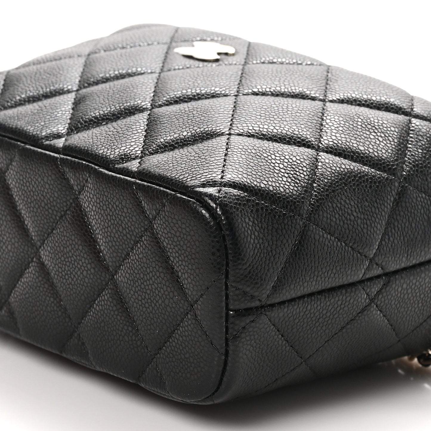 Caviar Quilted Hobo Clutch With Chain Black Clutch With Chain Black