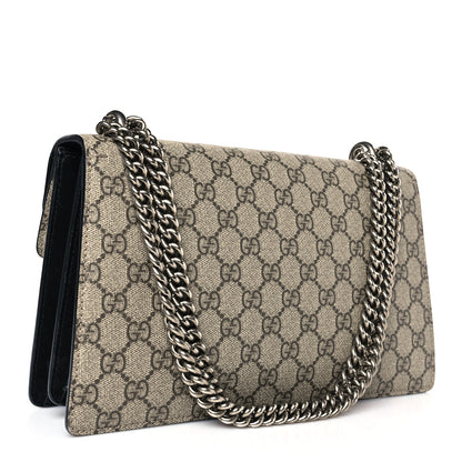 Gucci GG Supreme Monogram Small Dionysus Shoulder Bag Black 3 of 9