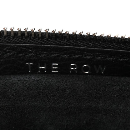 The Row Smooth Calfskin Small Slouchy Banana Bag Black 6 of 9