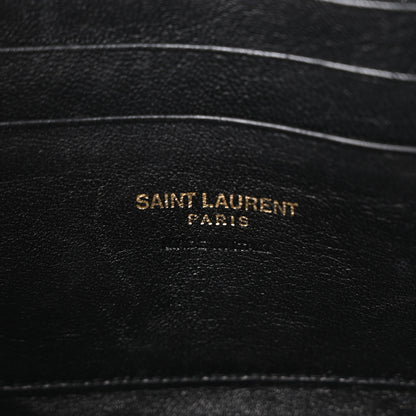 Saint Laurent Grain De Poudre Matelasse Monogram Mini Lou Camera Bag Fuchsia 6 of 10