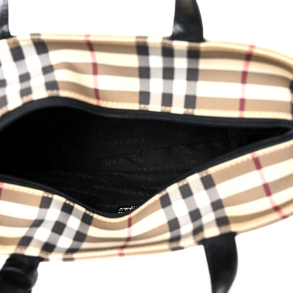 Burberry House Check Small Tote Black 4 of 10
