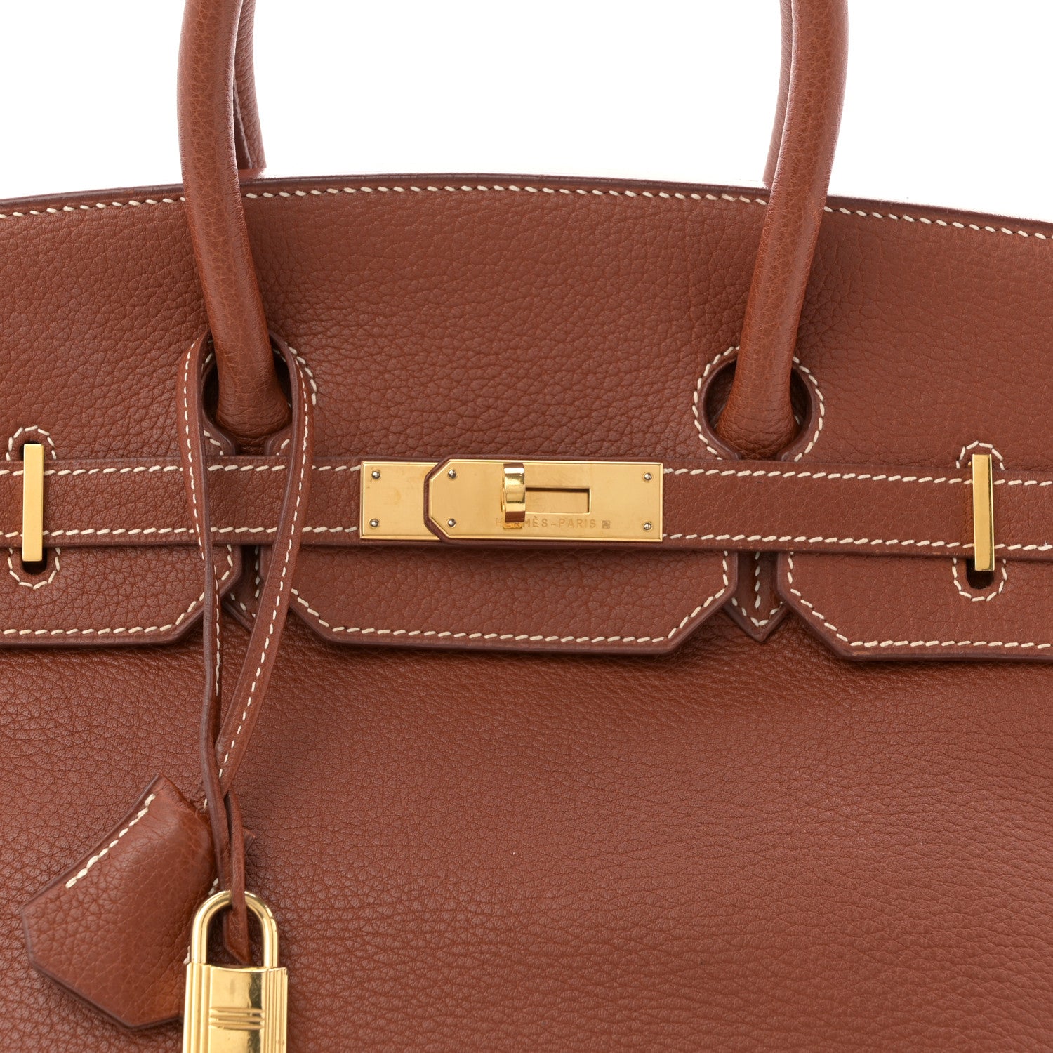 Hermes Taurillon Clemence BIRKIN 35 Gold 8 of 13