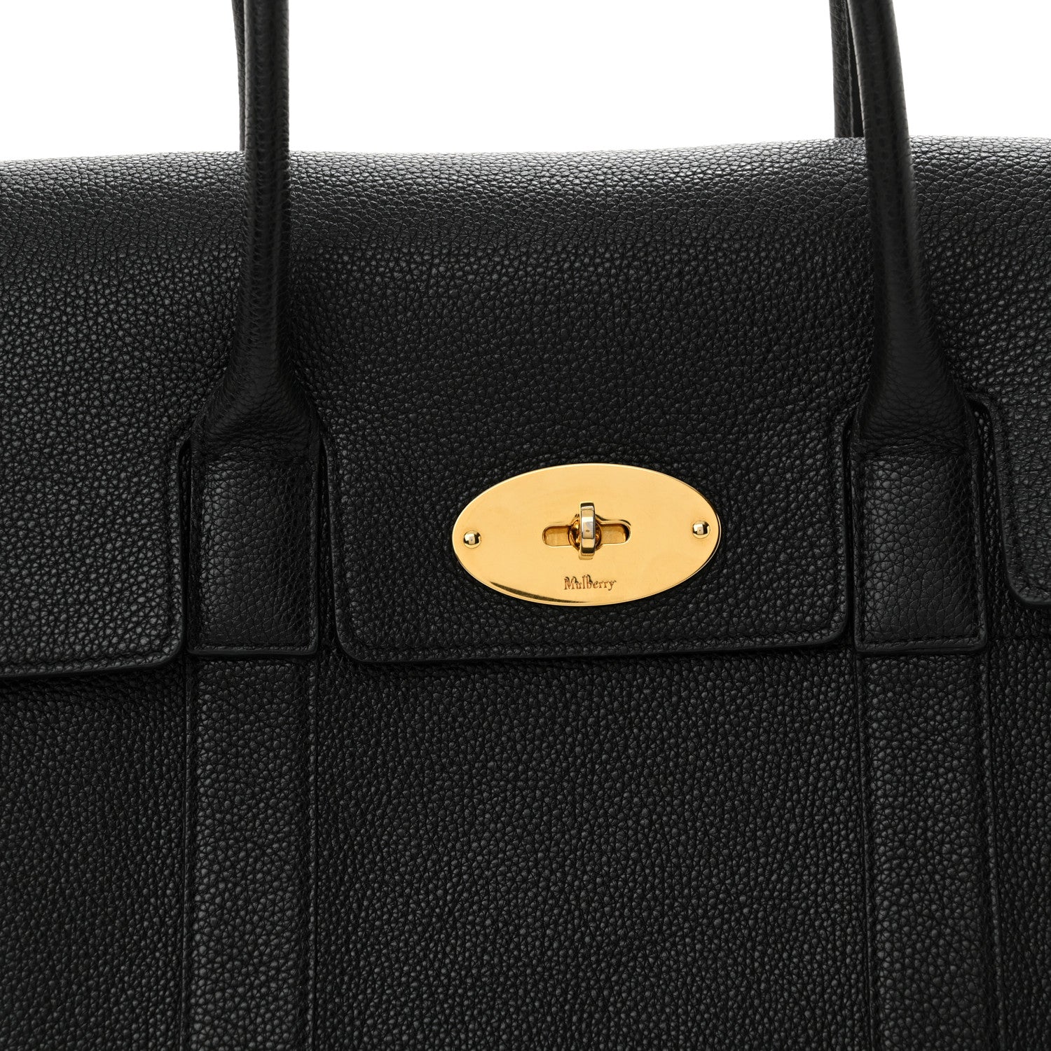 Mulberry Small Classic Grain Bayswater Black 7 of 14