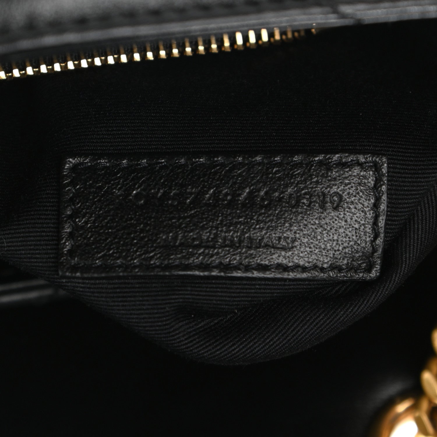 Saint Laurent Calfskin Y Quilted Monogram Medium Loulou Chain Satchel Black 7 of 9