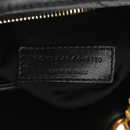 Saint Laurent Calfskin Y Quilted Monogram Medium Loulou Chain Satchel Black 7 of 9