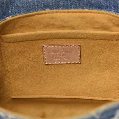Louis Vuitton Monogram Denim Mini Pleaty Blue 5 of 12