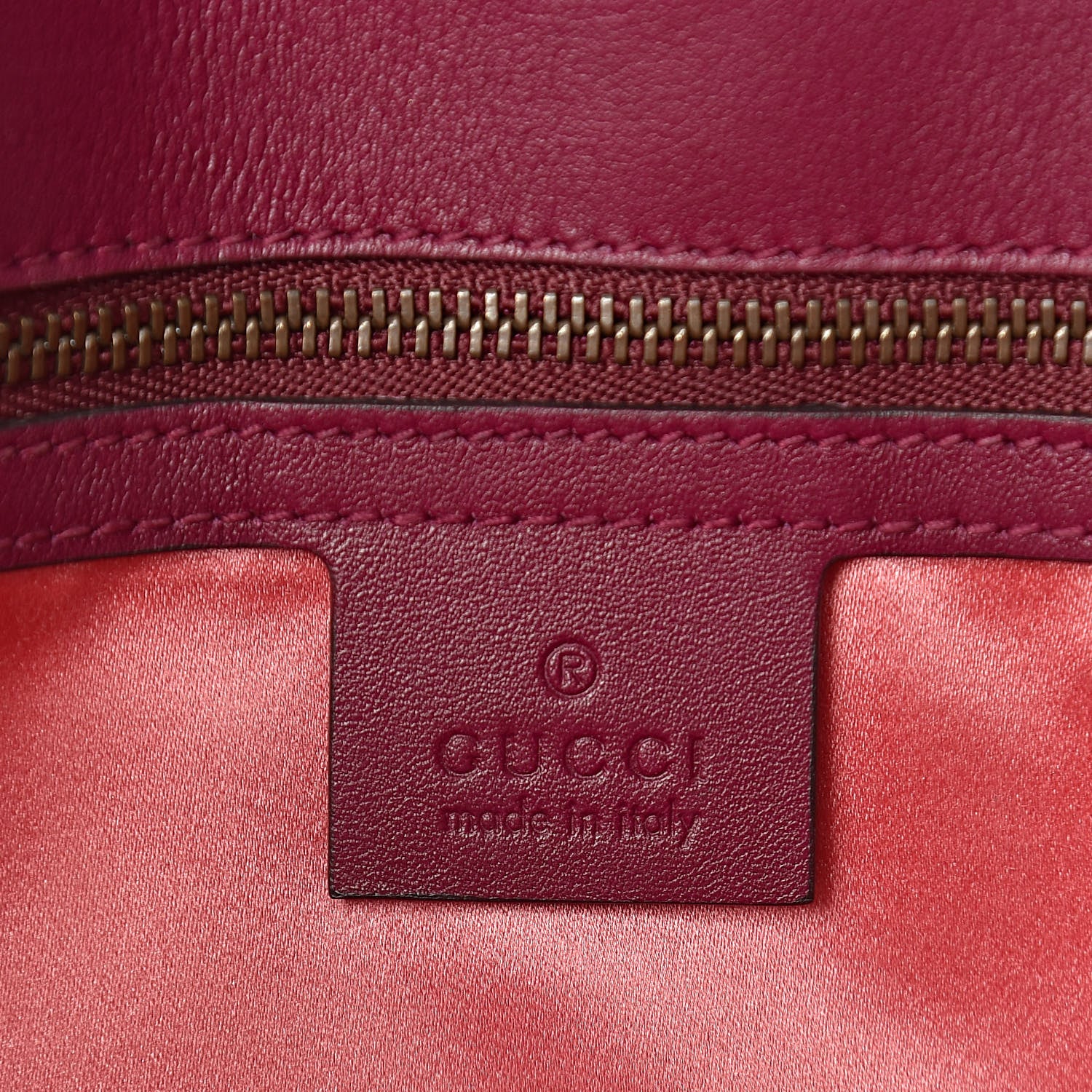 Gucci Velvet Matelasse Small GG Marmont Shoulder Bag Fuchsia Violet Cyclamen 6 of 10