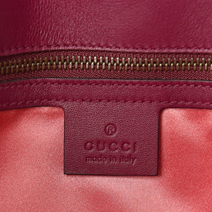 Gucci Velvet Matelasse Small GG Marmont Shoulder Bag Fuchsia Violet Cyclamen 6 of 10