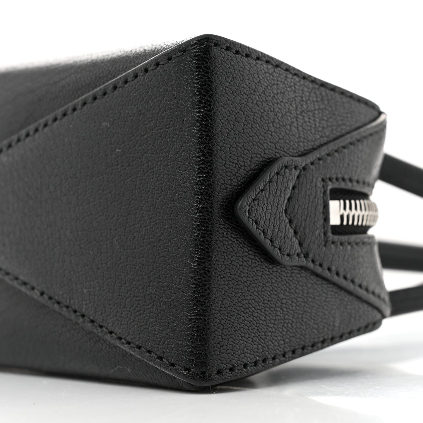 Goatskin Small Le Teckel Bag Black