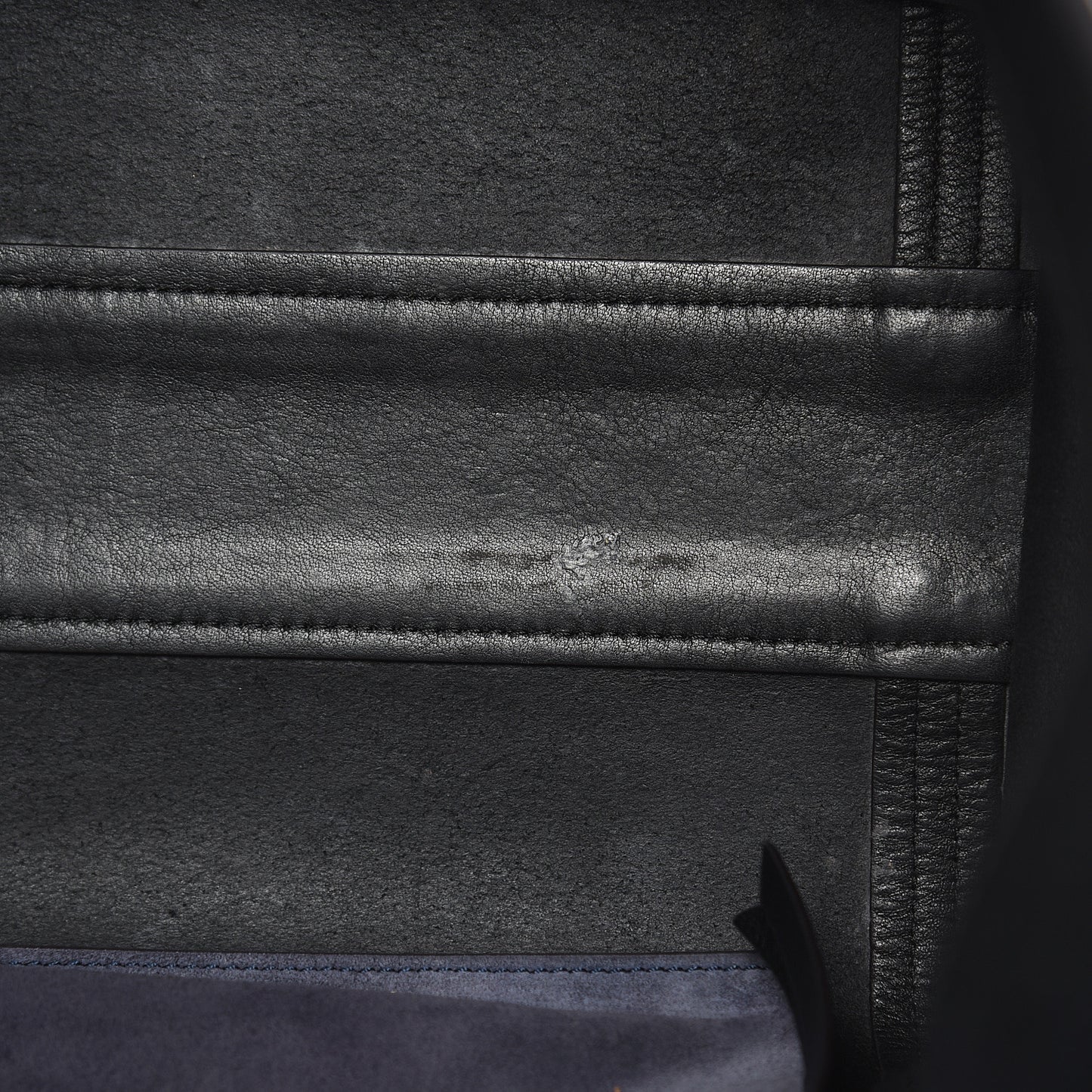 Smooth Calfskin Medium Milo Shopping Tote Black