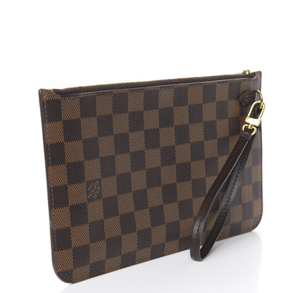 Louis Vuitton Damier Ebene Neverfull MM GM Pochette 4 of 9