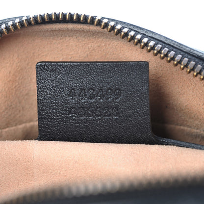 Gucci Calfskin Matelasse Medium GG Marmont Chain Shoulder Bag Black 7 of 8