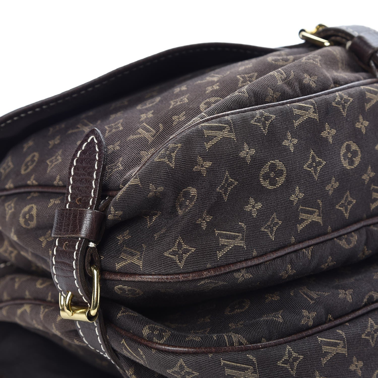 Louis Vuitton Monogram Mini Lin Saumur Ebene 9 of 11
