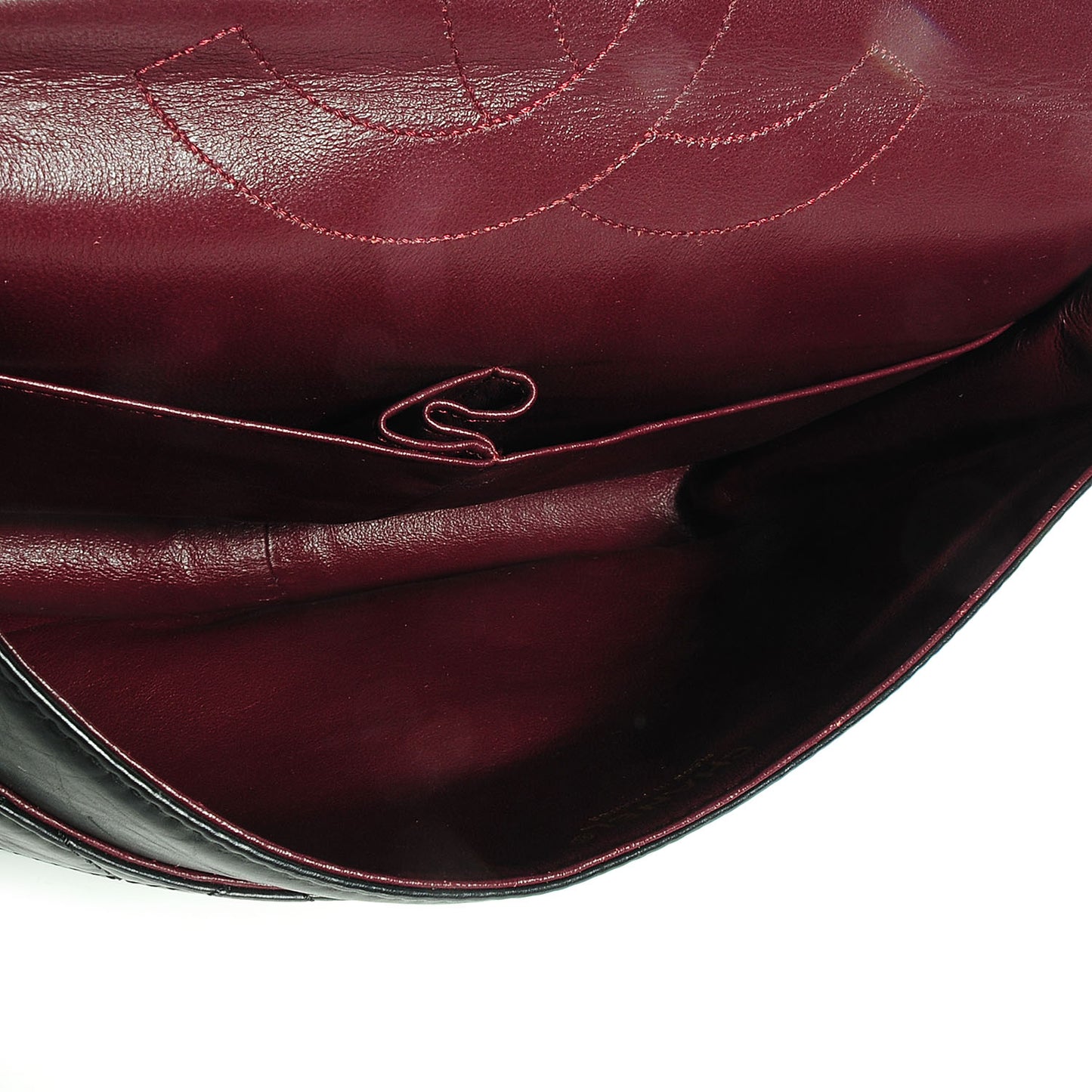 Aged Calfskin Quilted 50th Anniversary 2.55 Reissue 227 Flap Black