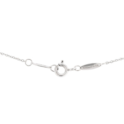 Tiffany Sterling Silver Aquamarine Elsa Peretti Color by the Yard Pendant Necklace 4 of 5