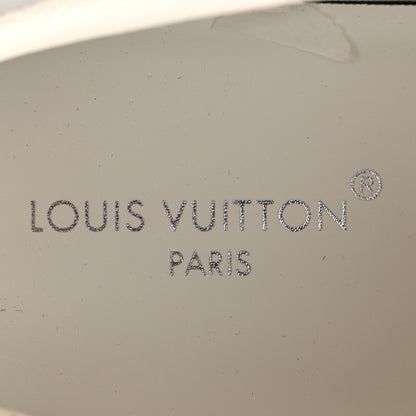 Louis Vuitton Suede Calfskin LV Rush Sneakers 37.5 White 9 of 10