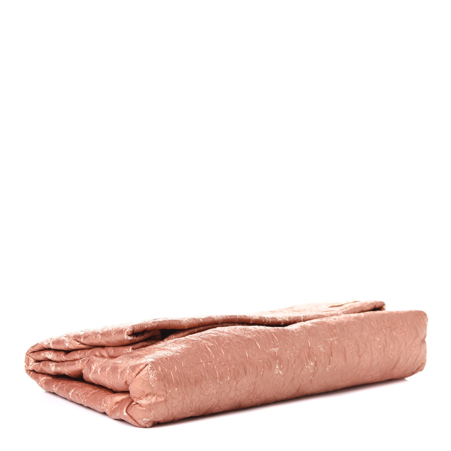 Jacquard Quilted Monogram Limelight Clutch GM Rose Gold