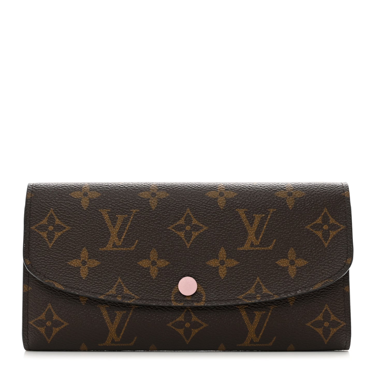 Monogram Emilie Wallet Rose Ballerine