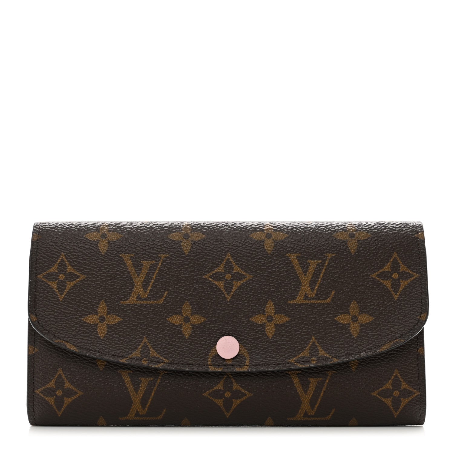 Louis Vuitton Monogram Emilie Wallet Rose Ballerine 1 of 7
