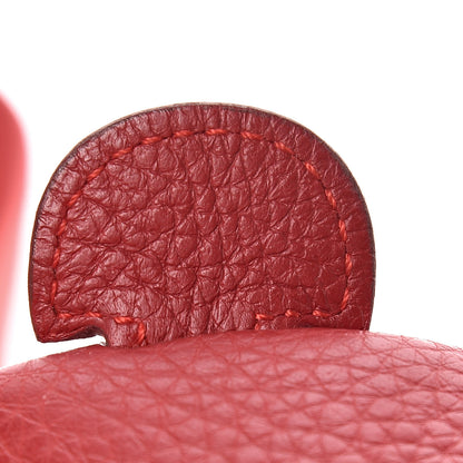 Hermes Taurillon Clemence Evelyne GM Rouge Vif 7 of 18