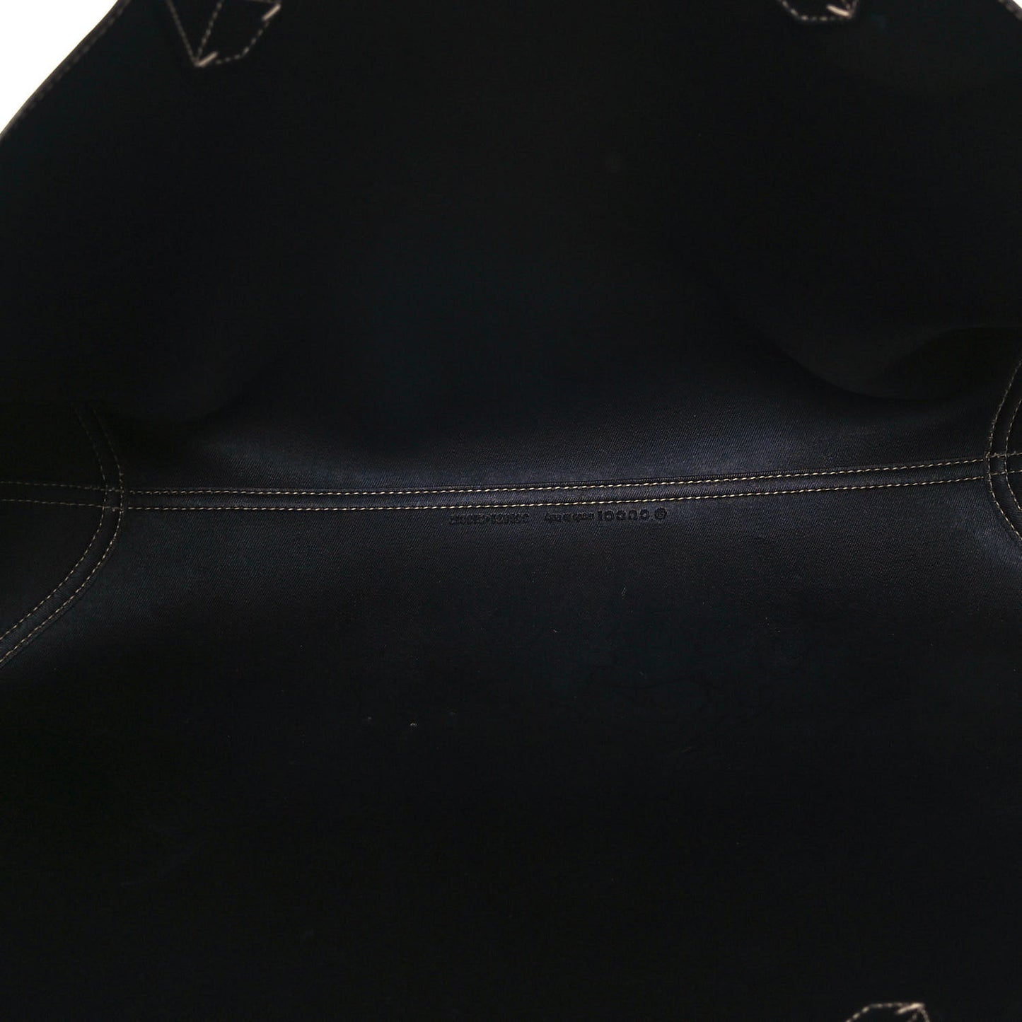 GG Supreme Monogram Large Reversible Tote Beige Black