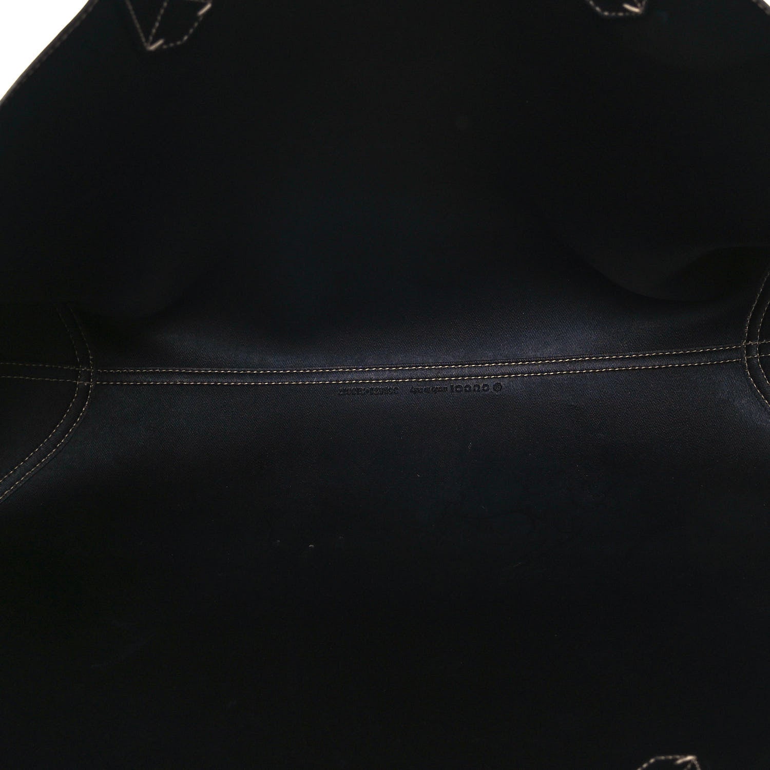 Gucci GG Supreme Monogram Large Reversible Tote Beige Black 5 of 17