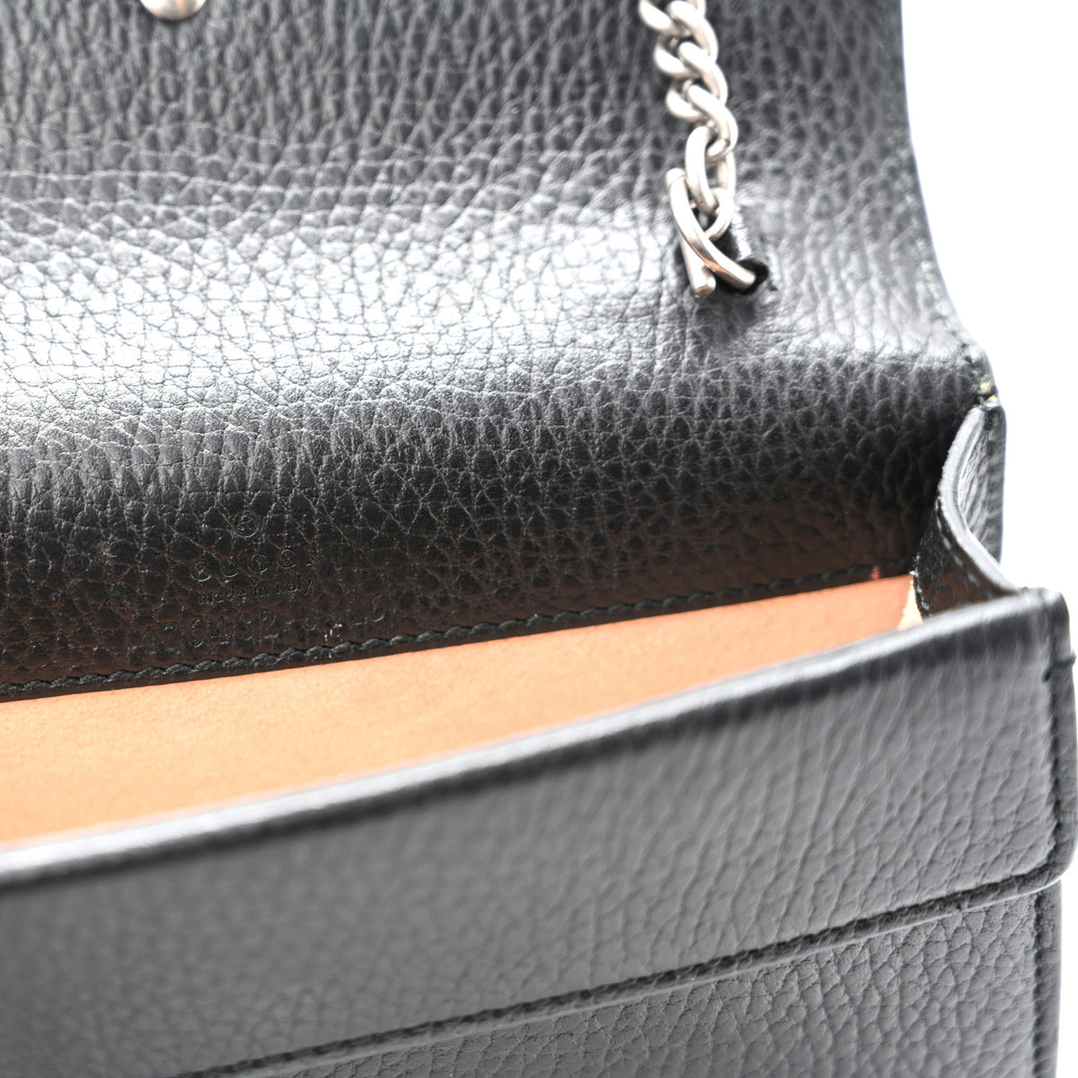 Gucci Calfskin Super Mini Dionysus Shoulder Bag Black 5 of 11